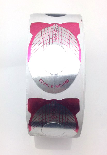 Műköröm sablon 500 db pink-1