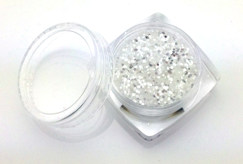 Flitter 1/32,Crystal ezüst 3g 