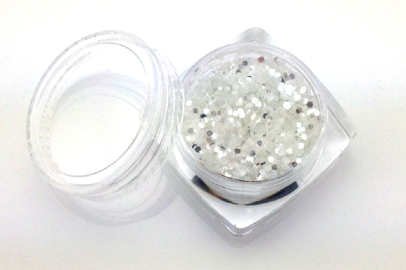 Flitter 1/24,Crystal ezüst 3g 