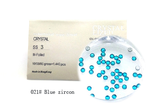 Strasszkő SS3-1440db-021 Blue zircon