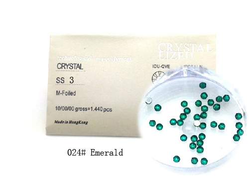Strasszkő SS3-1440db-024 Emerald