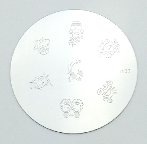 Bélyegzés sablon-M33