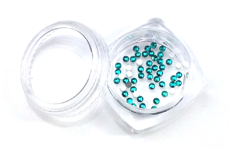 Strasszkő SS6-50db-052 Blue Zircon