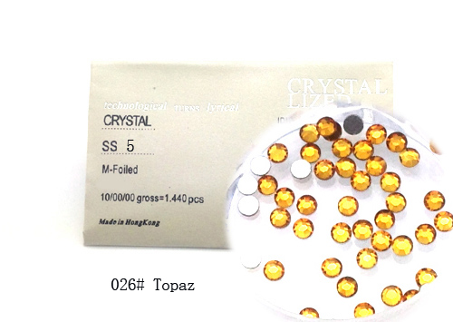 Strasszkő SS5-1440db-026 Topaz