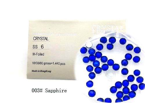 Strasszkő SS6-1440db-003 Sapphire