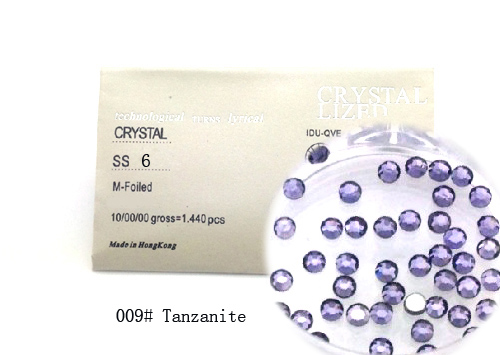 Strasszkő SS6-1440db-009 Tanzanite