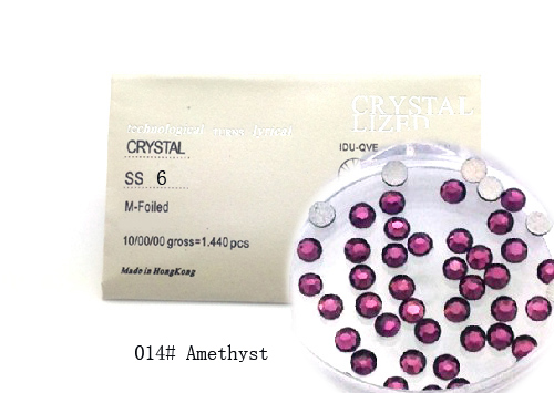 Strasszkő SS6-1440db-014 Amethyst