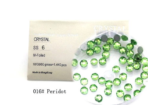 Strasszkő SS6-1440db-016 Peridot
