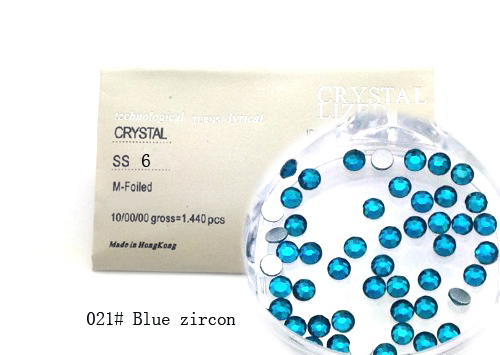 Strasszkő SS6-1440db-021 Blue zircon