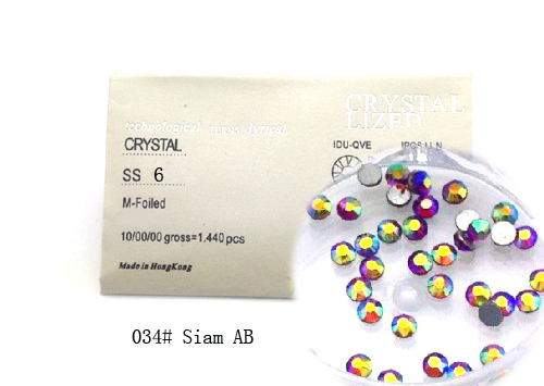 Strasszkő SS6-1440db-034 Siam AB