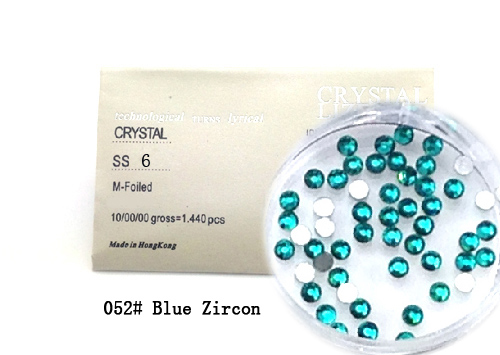 Strasszkő SS6-1440db-052 Blue Zircon