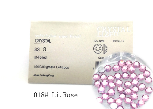 Strasszkő SS8-1440db-018 Li.Rose