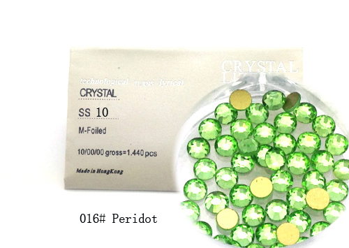 Strasszkő SS10-1440db-016 Peridot