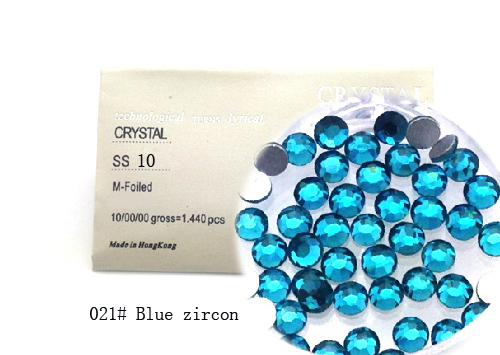 Strasszkő SS10-1440db-021 Blue zircon