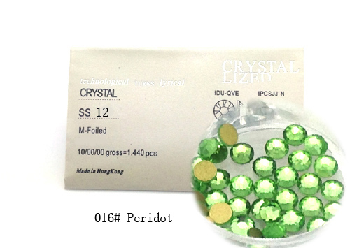 Strasszkő SS12-1440db-016 Peridot