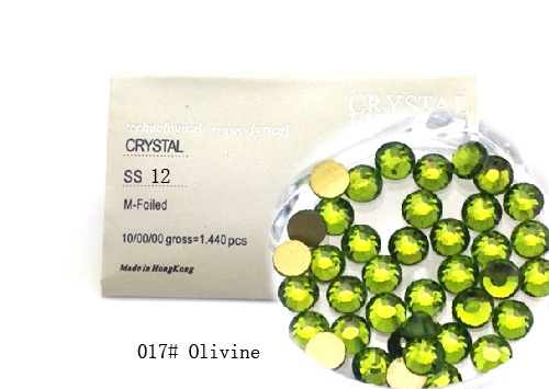 Strasszkő SS12-1440db-017 Olivine