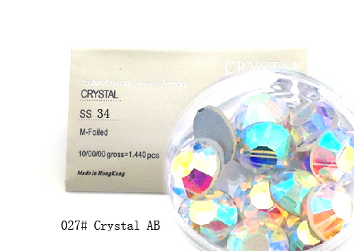 Strasszkő SS34-288db-027 Crystal AB