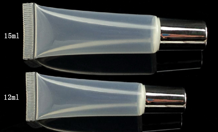 Átlátszó flakon ezüstkupakkal-12ml,15ml,