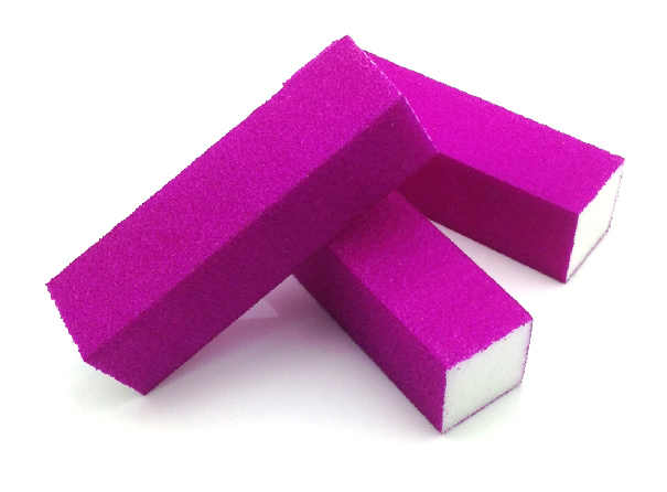 4 Way Nail Buffer  4-NEON Lila