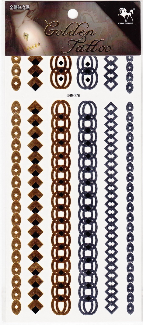 Metál tetoválás matrica 11cmX21cm  GHM76