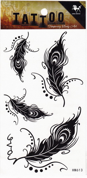 Henna tetoválás matrica 10cmX17cm HM613