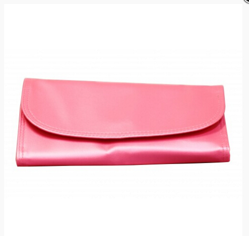 10 részes Patentos ecsettartó tok-pink