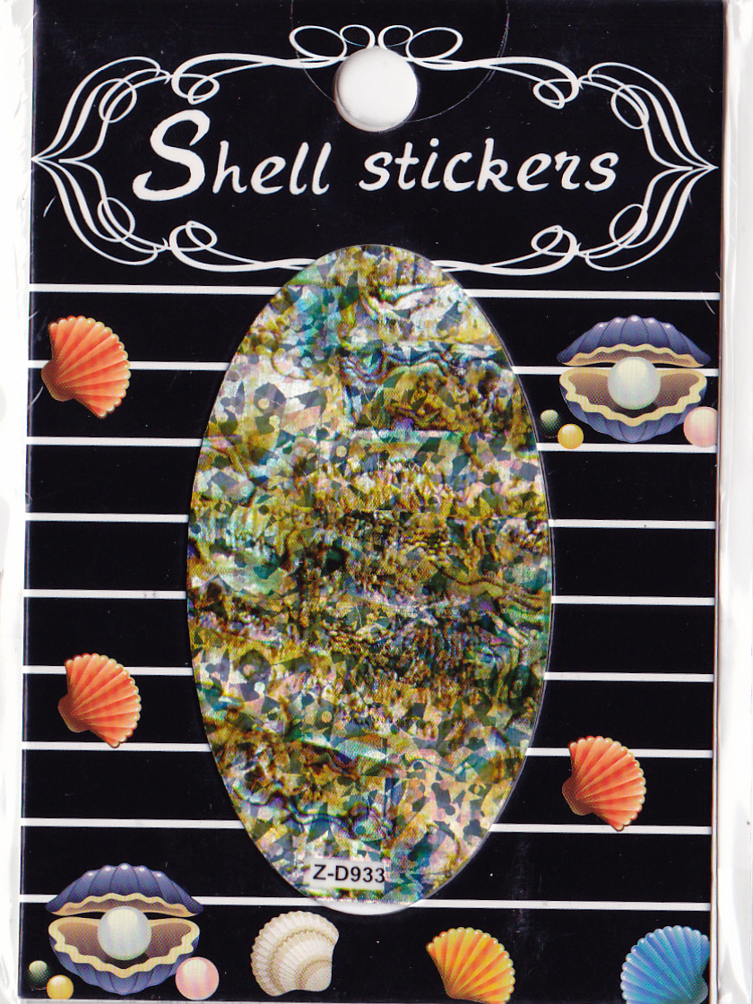 kagyló hatasú matrica,öntapadós z-d933