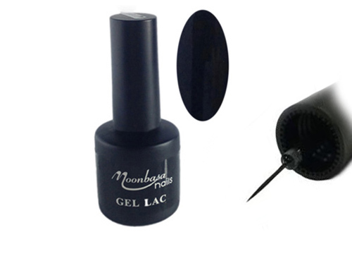 Moonbasanails Tűecsetes Lakkzselé 6ml-fekete