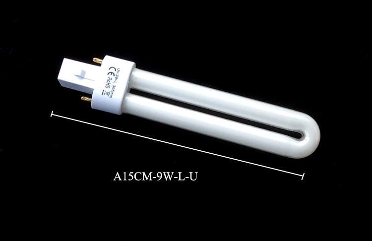 365nm UV cső ,Trafós, A15cm-9w-L-U