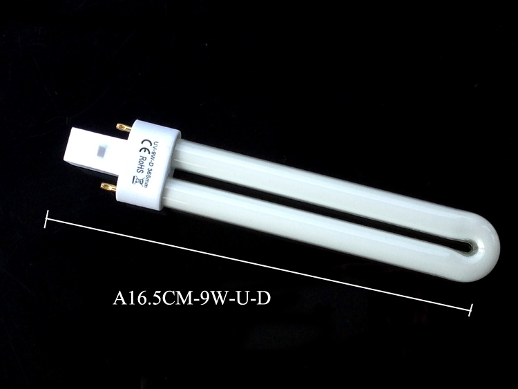 365nm UV cső ,Digitális , A16.5cm-9W-U-D