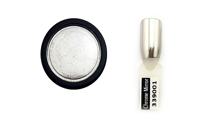 Chrome Mirror pigmentpor-prémium ezüst