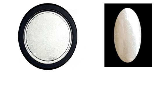Chrome Mirror pigmentpor-fehér