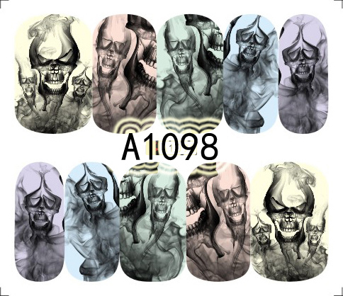 Halloween Akril Hatású Matrica,vizes A1098