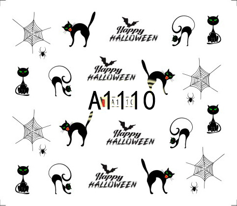 Halloween Akril Hatású Matrica,vizes A1110