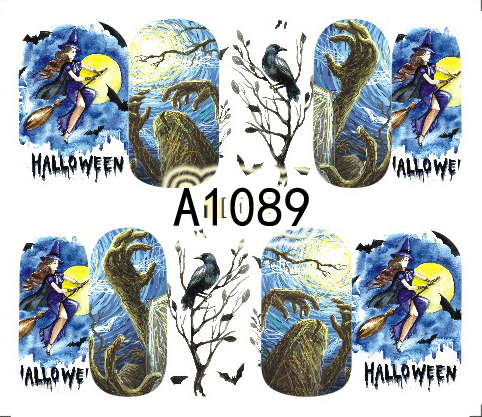 Halloween Akril Hatású Matrica,vizes,A1089