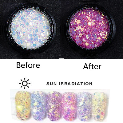 UV színváltó glitter