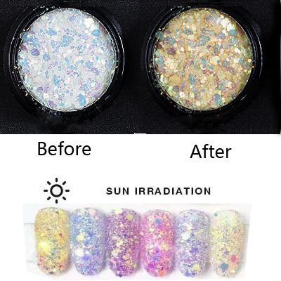 UV színváltó glitter