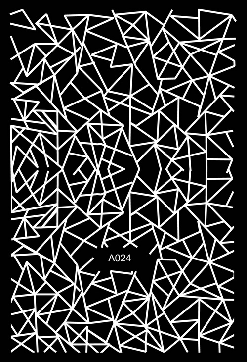 Köröm Matrica,öntapadós,A024-white