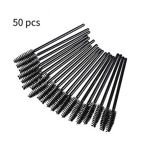 50db Szempilla fésű (szempillaspirálkefék),BLACK