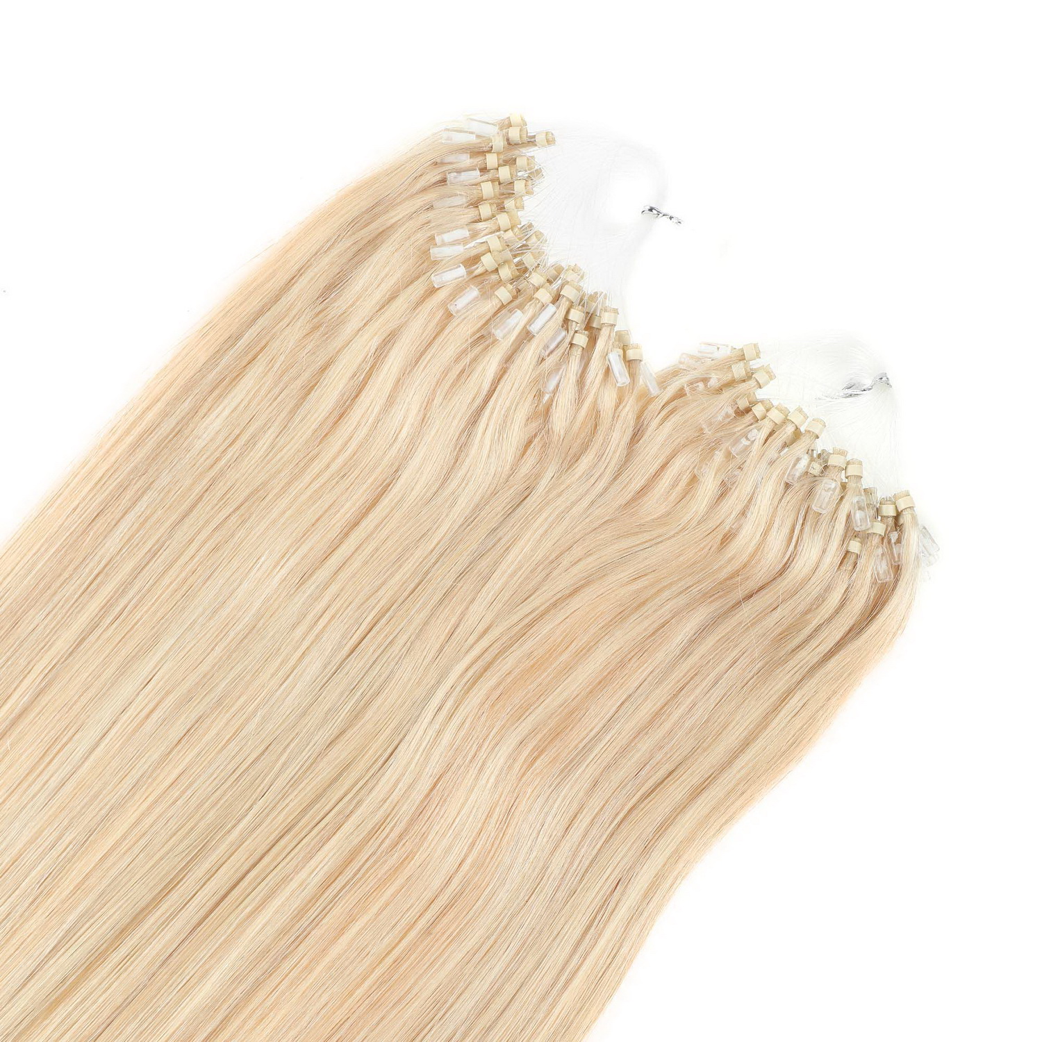 Loops hair extension，100% eredeti haj 100gr，color 24#，
