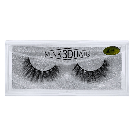 3D természetes szempilla ,Natural black,1 Pár