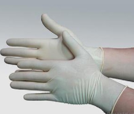 Latex gumikesztyű，natúr 100db/doboz
