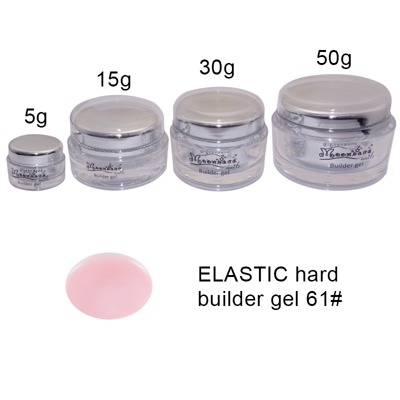 Moonbasanails-ELASTIC hard builder gel 61#-Lakkecsettel felvihető