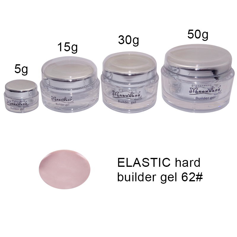 Moonbasanails-ELASTIC hard builder gel 62#-Lakkecsettel felvihető