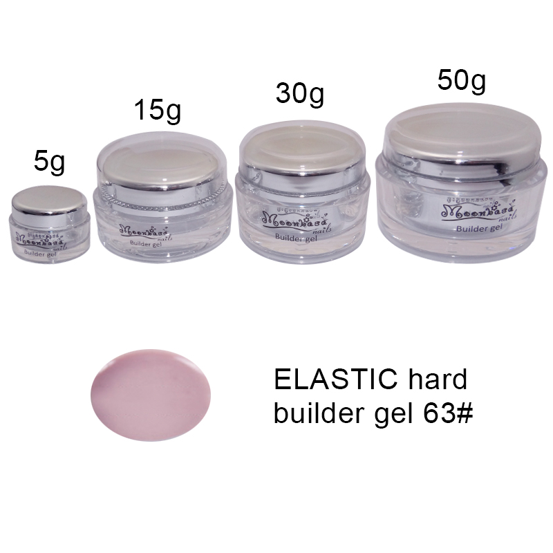 Moonbasanails-ELASTIC hard builder gel 63#-Lakkecsettel felvihető