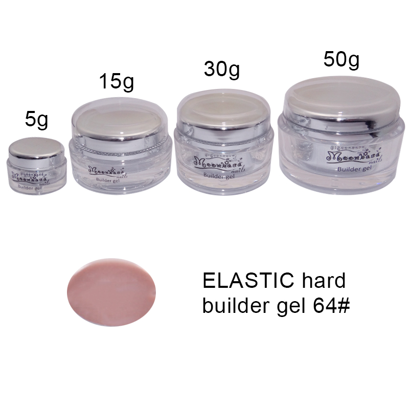 Moonbasanails-ELASTIC hard builder gel 64#-Lakkecsettel felvihető