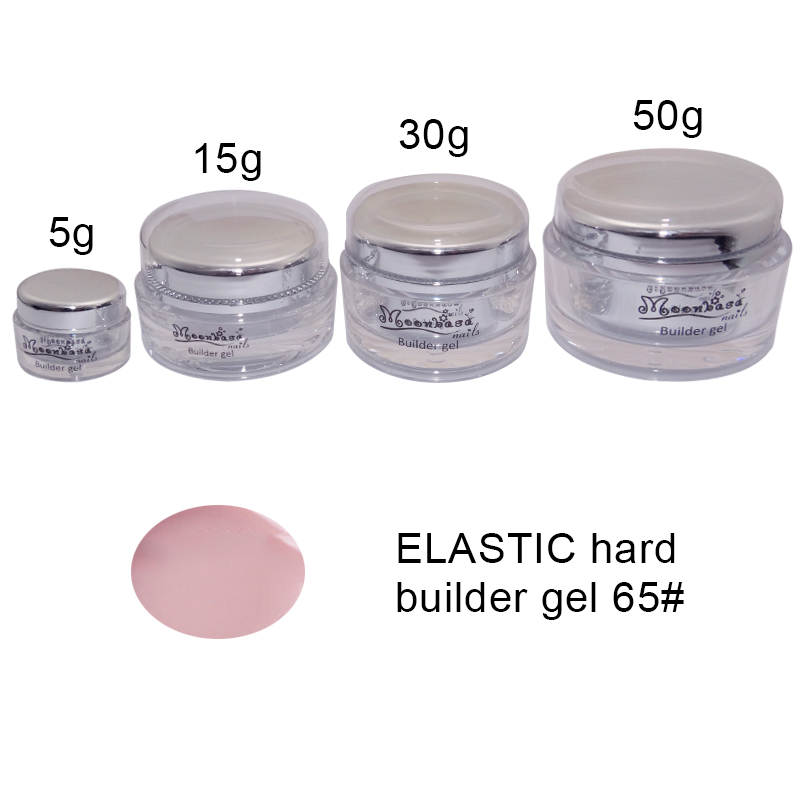 Moonbasanails-ELASTIC hard builder gel 65#-Lakkecsettel felvihető