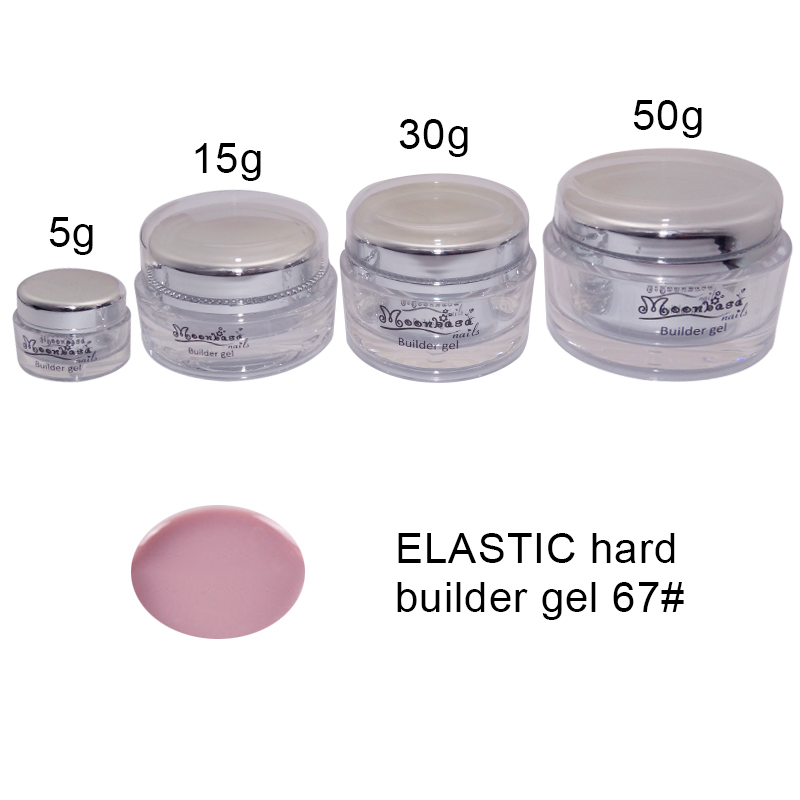 Moonbasanails-ELASTIC hard builder gel 67#-Lakkecsettel felvihető