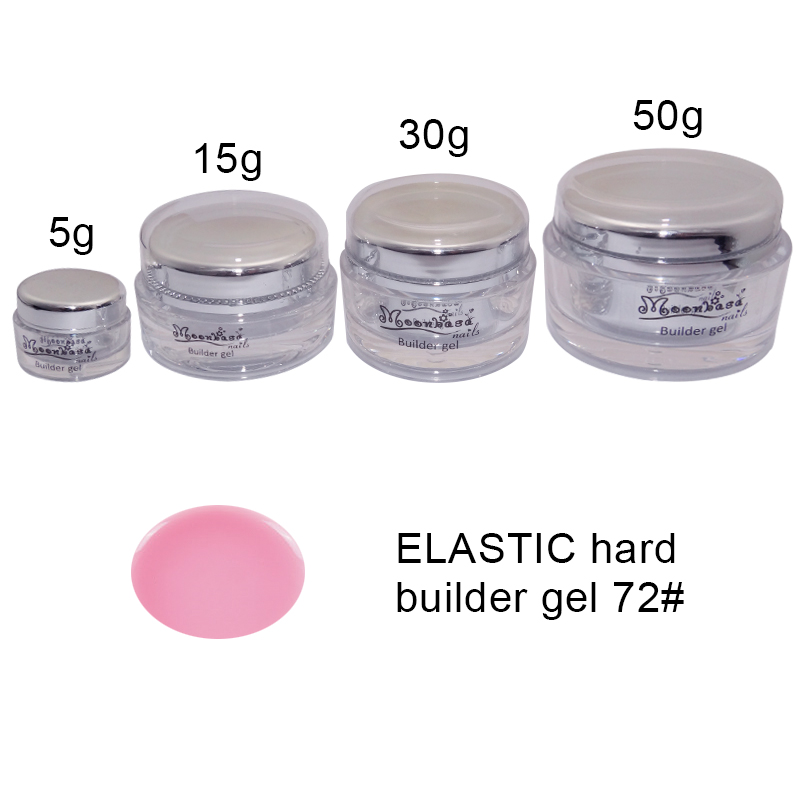 Moonbasanails-ELASTIC hard builder gel 72#-Lakkecsettel felvihető