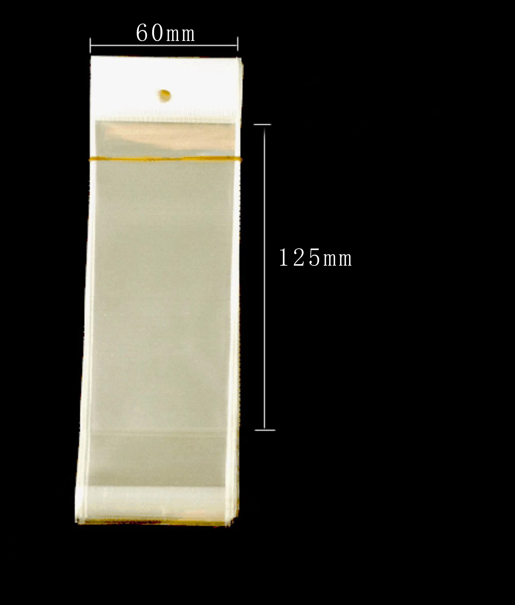 Átlátszó öntapadó opp zacskó A60mm x125mm 200/cs
